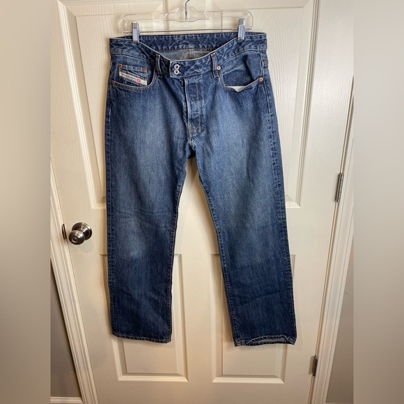 Diesel Rabox Straight leg Men's Blue Jeans clean 34 x 30 - Picture 1 of 15